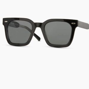 Quince Riley Polarized Acetate Sunglasses Black